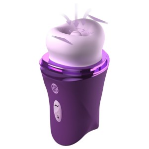 FANTASY FOR HER - LUSH KISS PELUCHE VIOLA STIMOLATORE CLITORIDEO A SUZIONE E LECCHIO